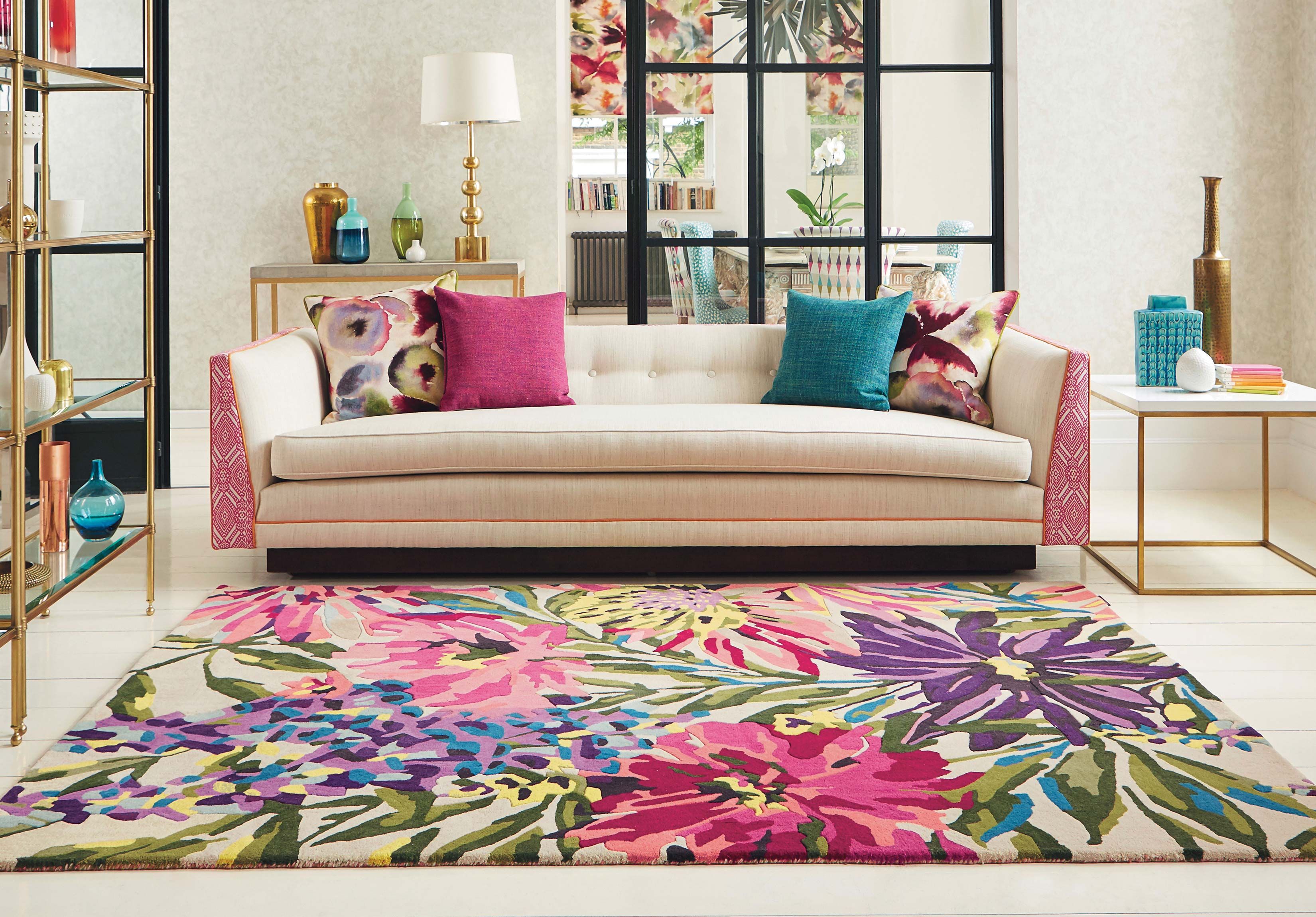 Dywan Floreale Fuschia 44905 | Rozmiar: 140 x 200 cm