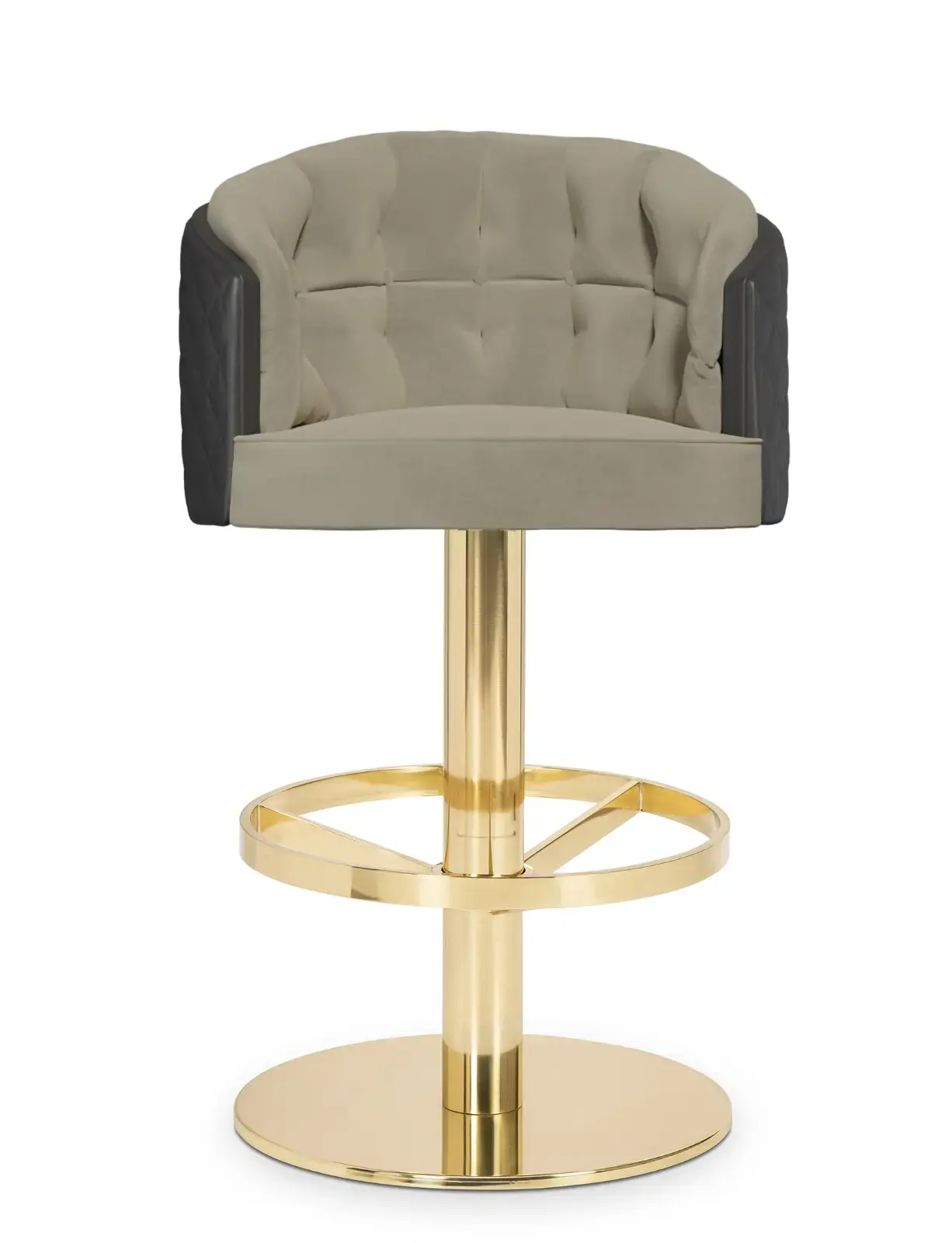 Obrotowy stołek barowy Luxe