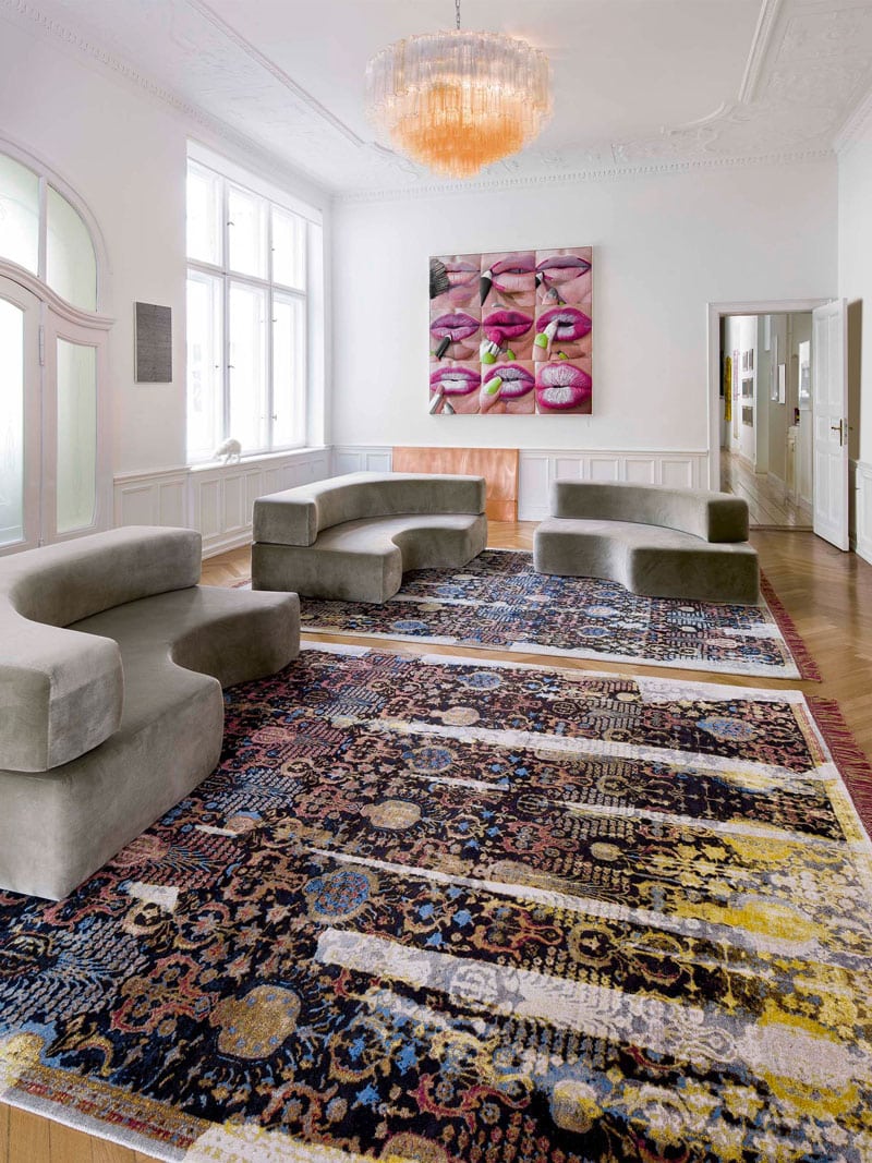 Dywan Block No. 04 Original on White | Rozmiar: 122 x 183 cm