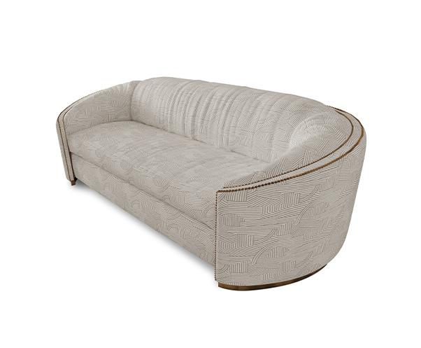 Sofa zakrzywiona Premium Comfort beżowa
