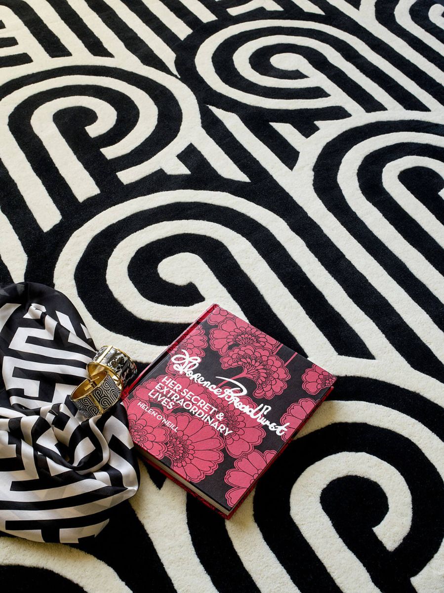 Dywan Turnabouts Black 39205 | Rozmiar: 200 x 280 cm
