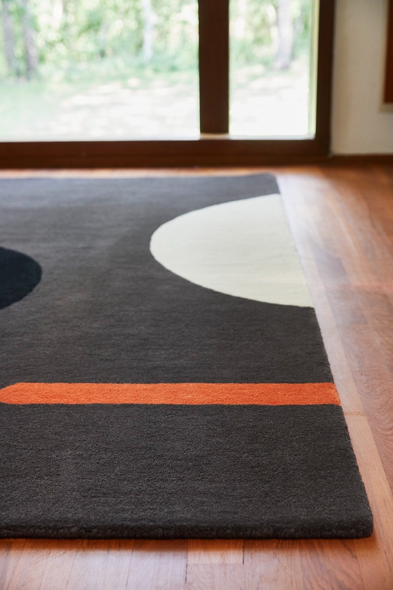 Dywan Geo Flower Graphite 60605 | Rozmiar: 120 x 180 cm