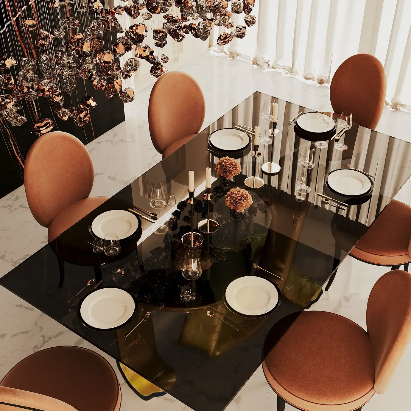 Krzesło jadalniane Mistral z tapicerowanym oparciem - 1