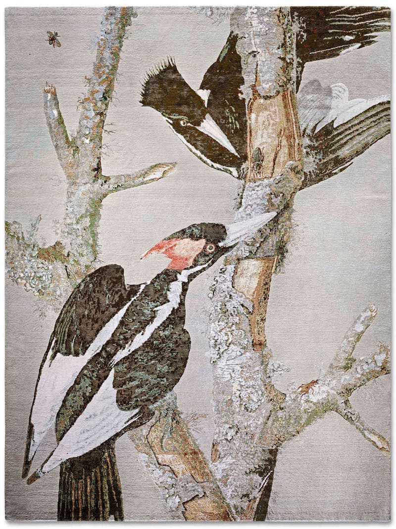 Dywan Two Birds Original on GreySand | Rozmiar: 250 x 300 cm