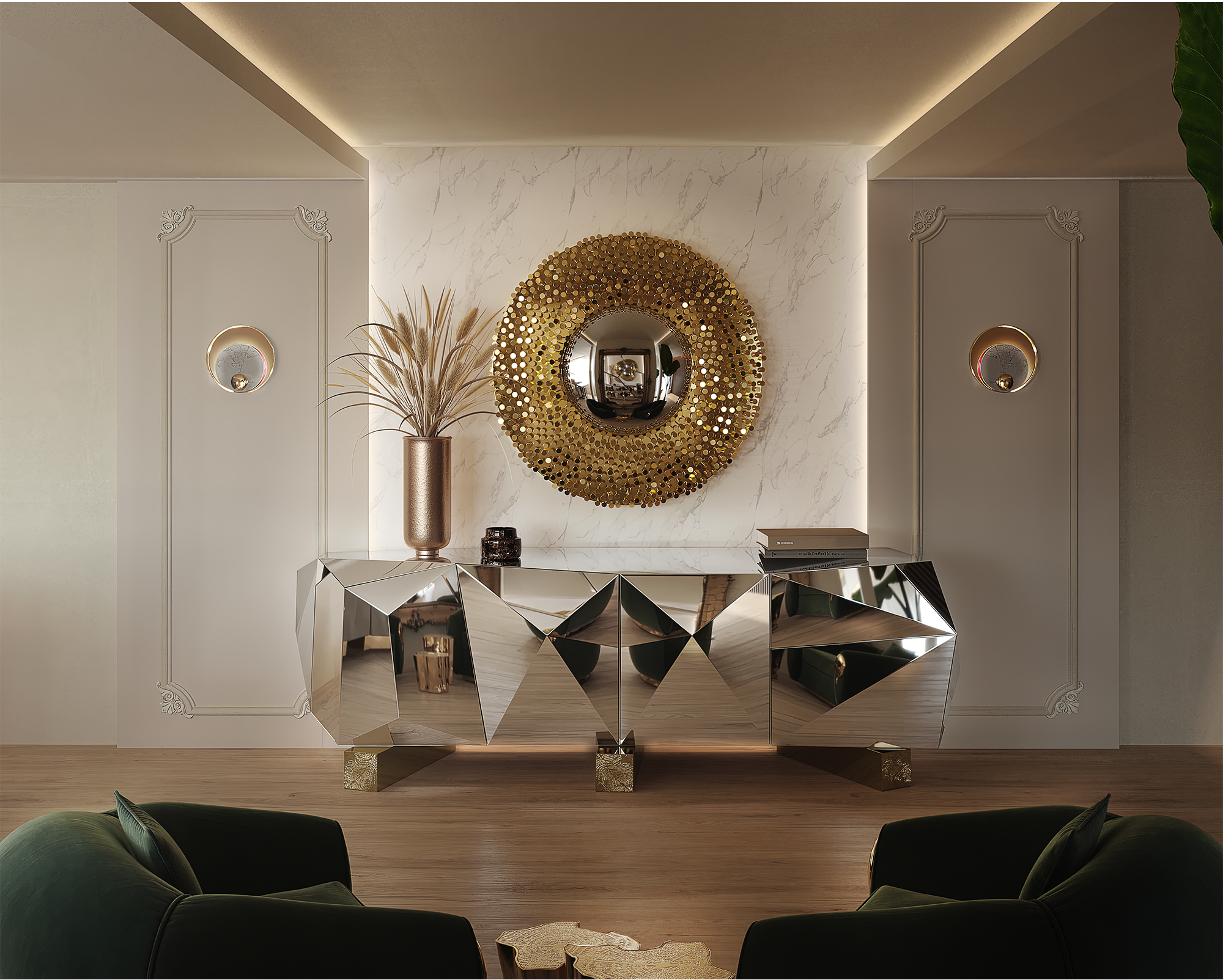 Lustro ścienne Robin Artisan