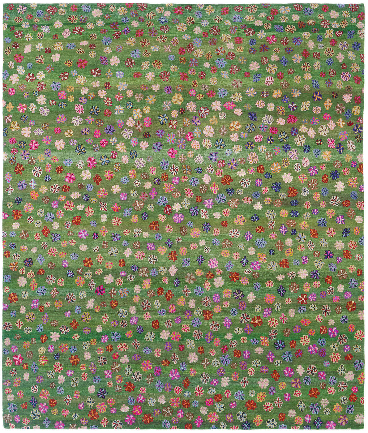 Dywan Little Flowers Green | Rozmiar: 250 x 300 cm