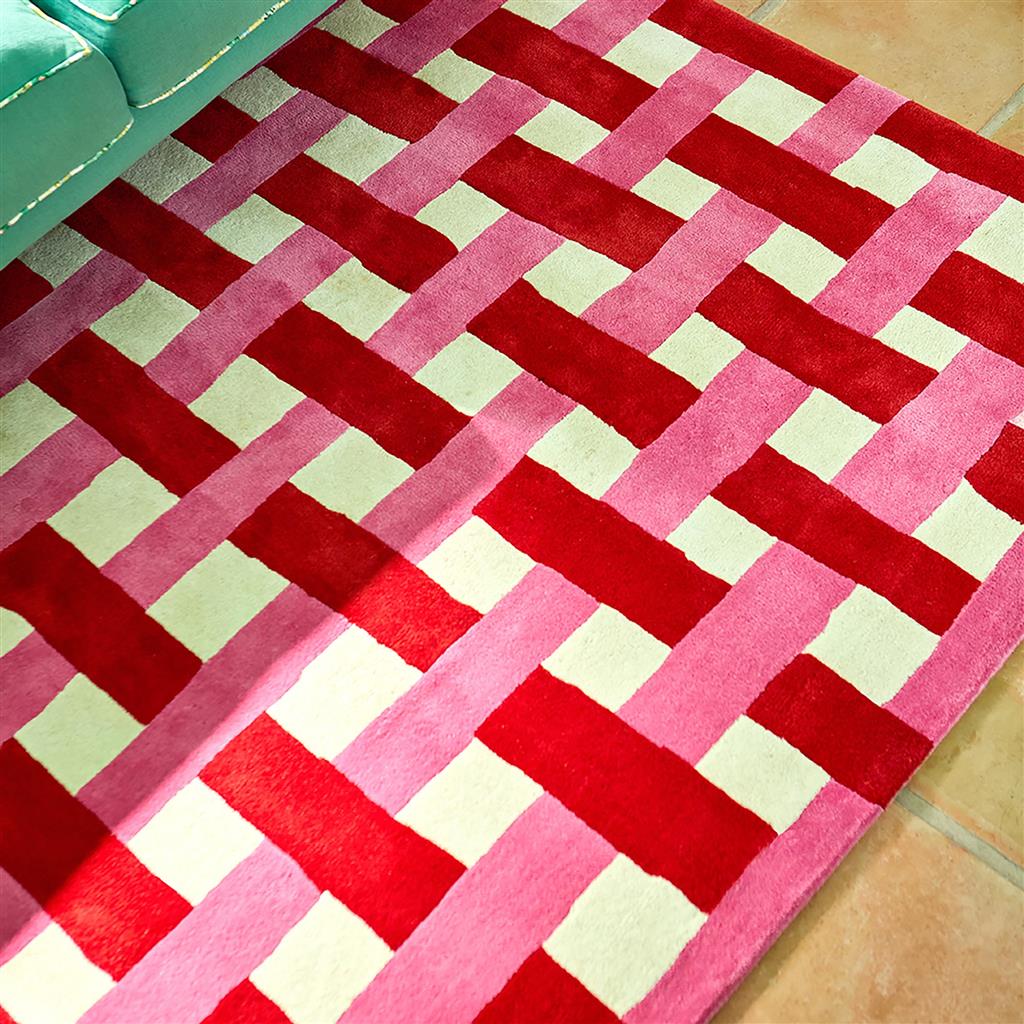 Dywan Basket Weave Coral/Rose | Rozmiar: 200 x 280 cm