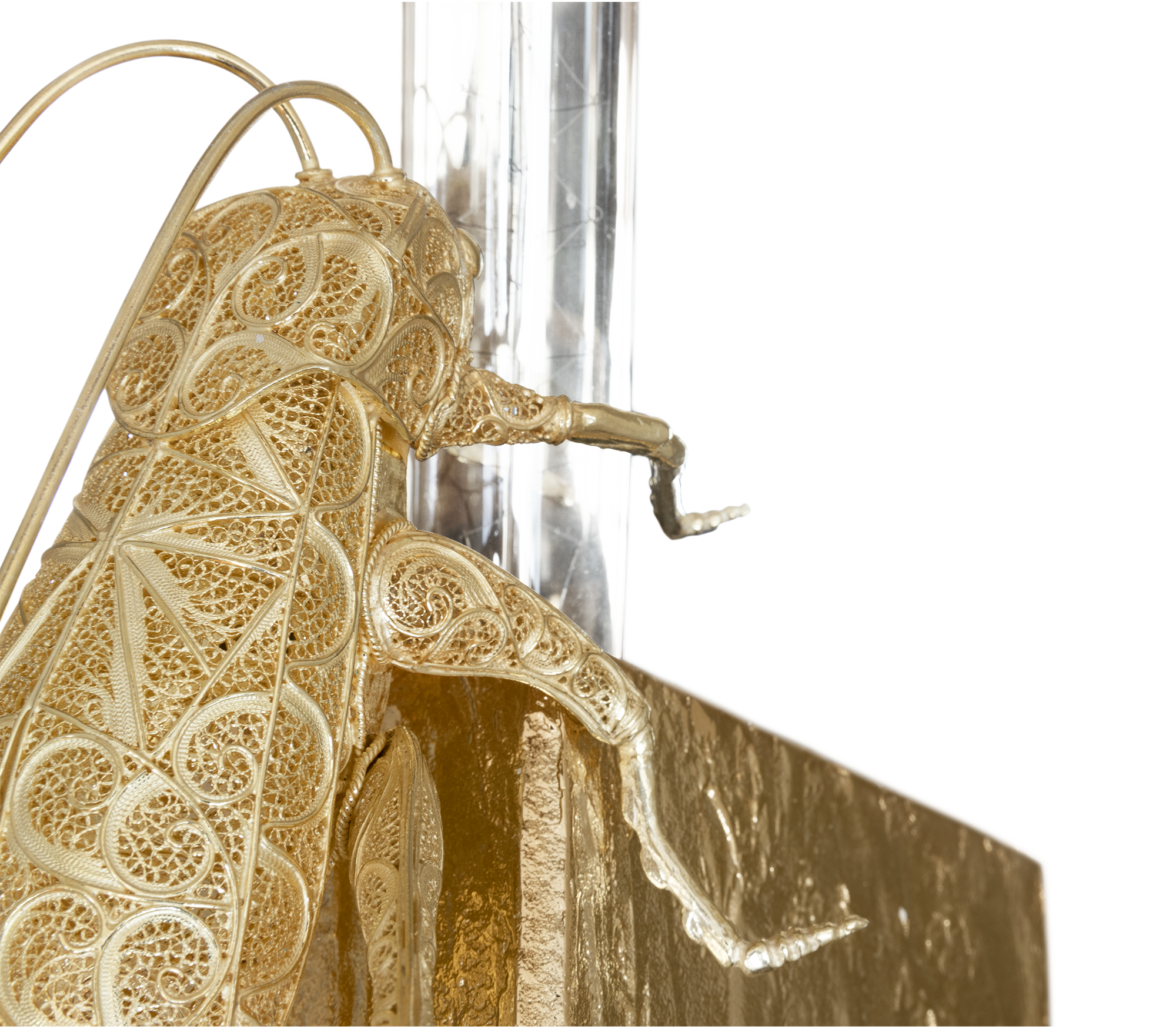 Mały kinkiet Geode Filigree Cricket