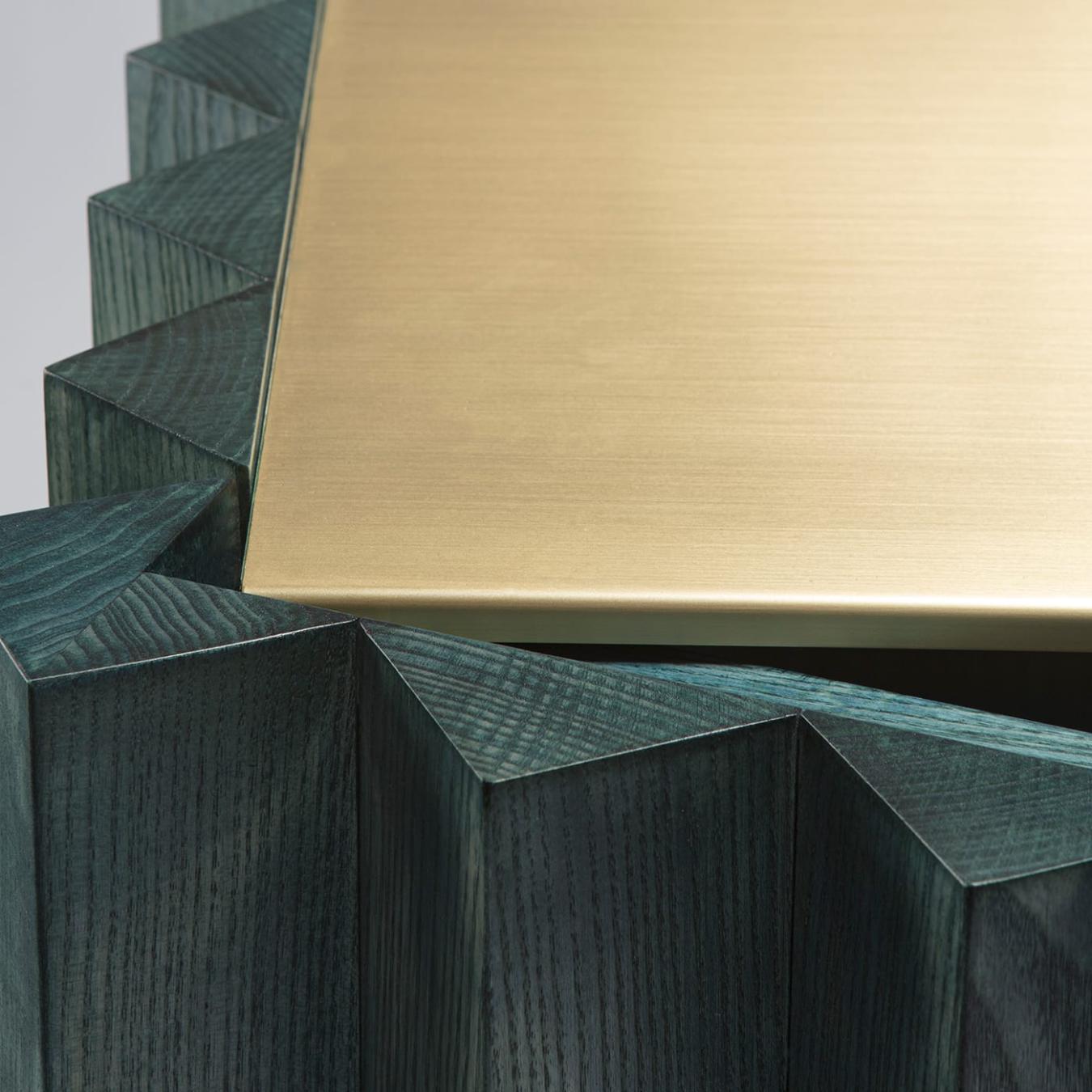 Elegancki Zielony Kredens