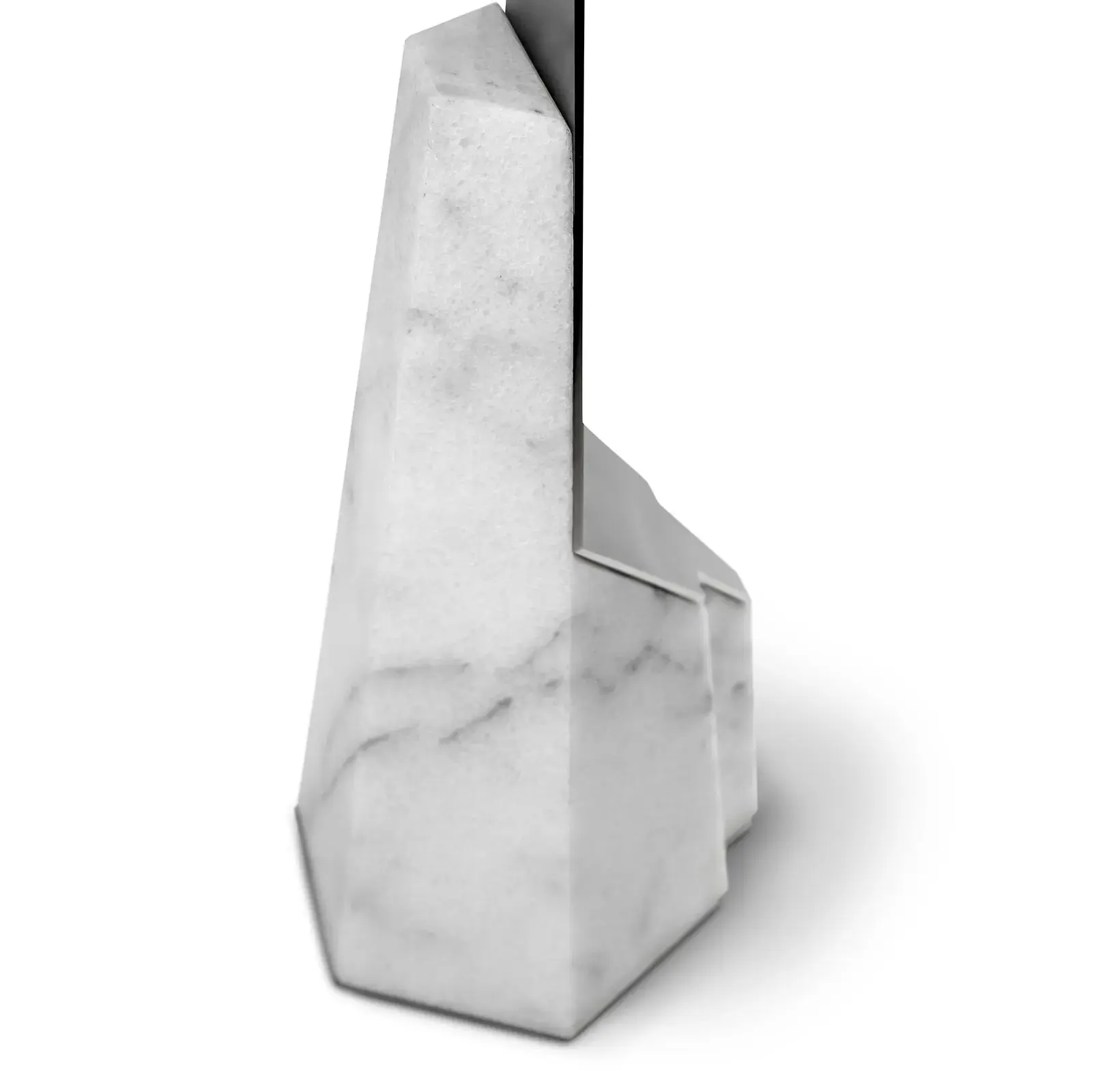 Szary stolik boczny ogrodowy Halo