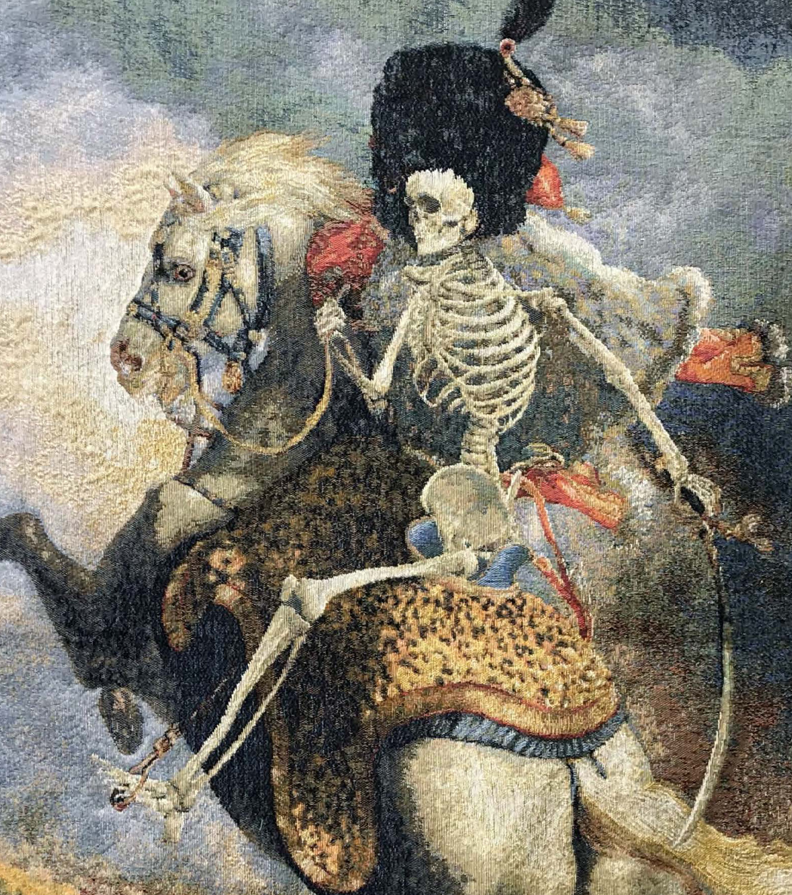 Gobelin Skeleton Rider | Rozmiar: 110 × 150 cm