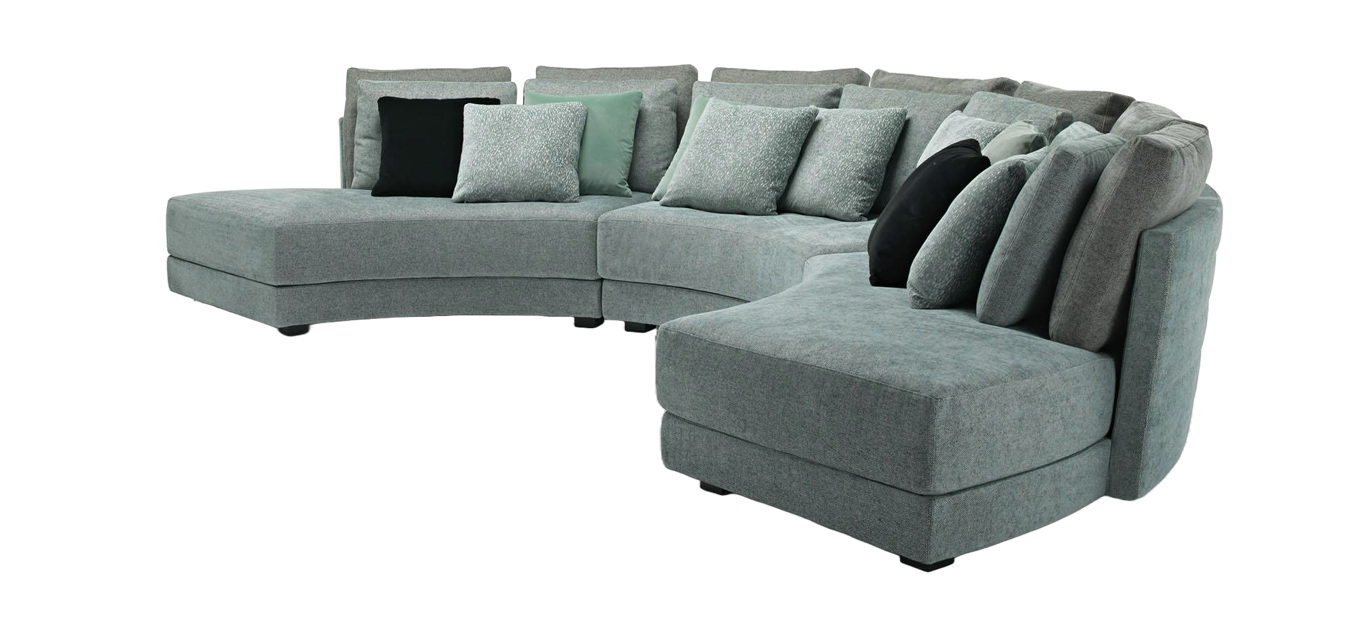 Okrągła sofa modułowa