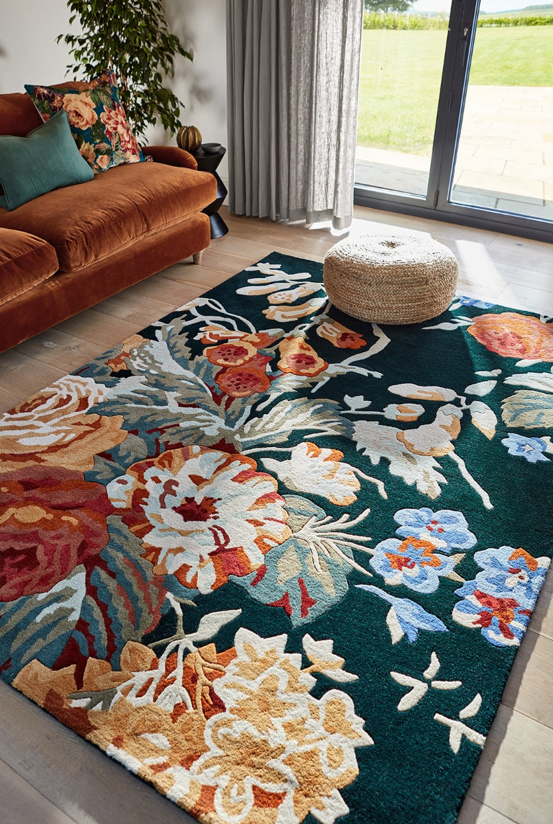 Dywan Stapleton Park Navy/Burnt Orange 45318 | Rozmiar: 140 x 200 cm