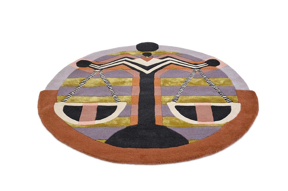 Dywan Okrągły Zodiac Libra Circle 161705 | Rozmiar: Ø 200 cm