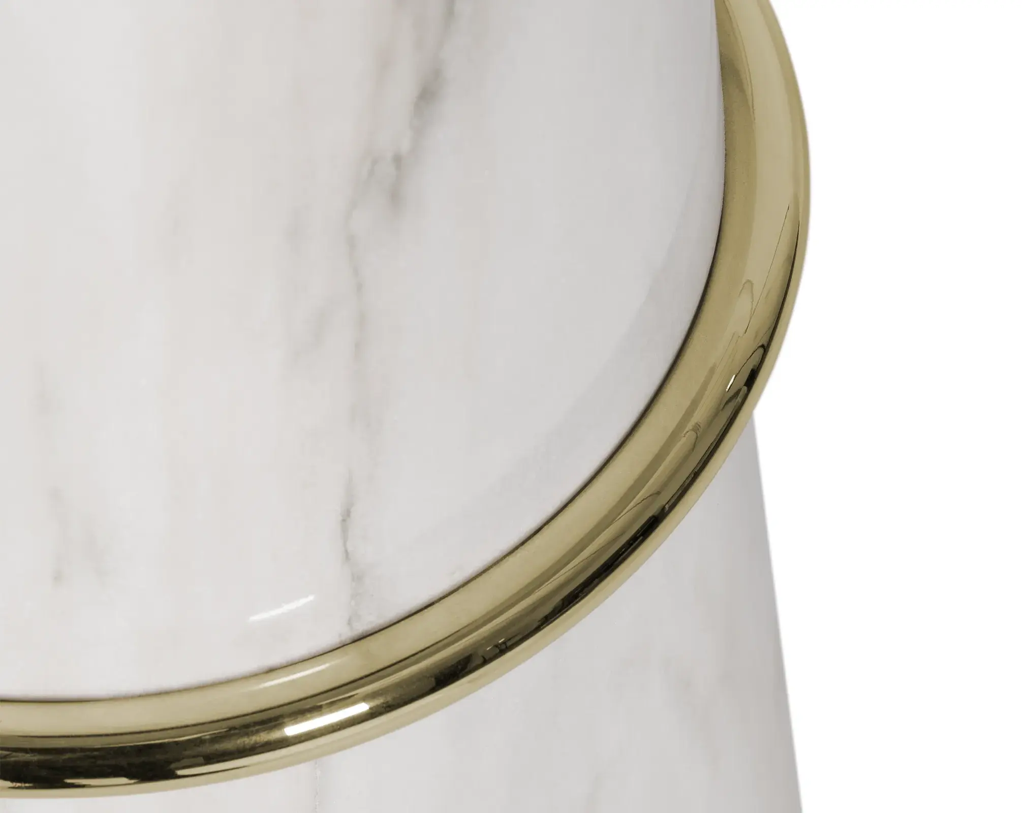 Stolik barowy z marmurowym blatem