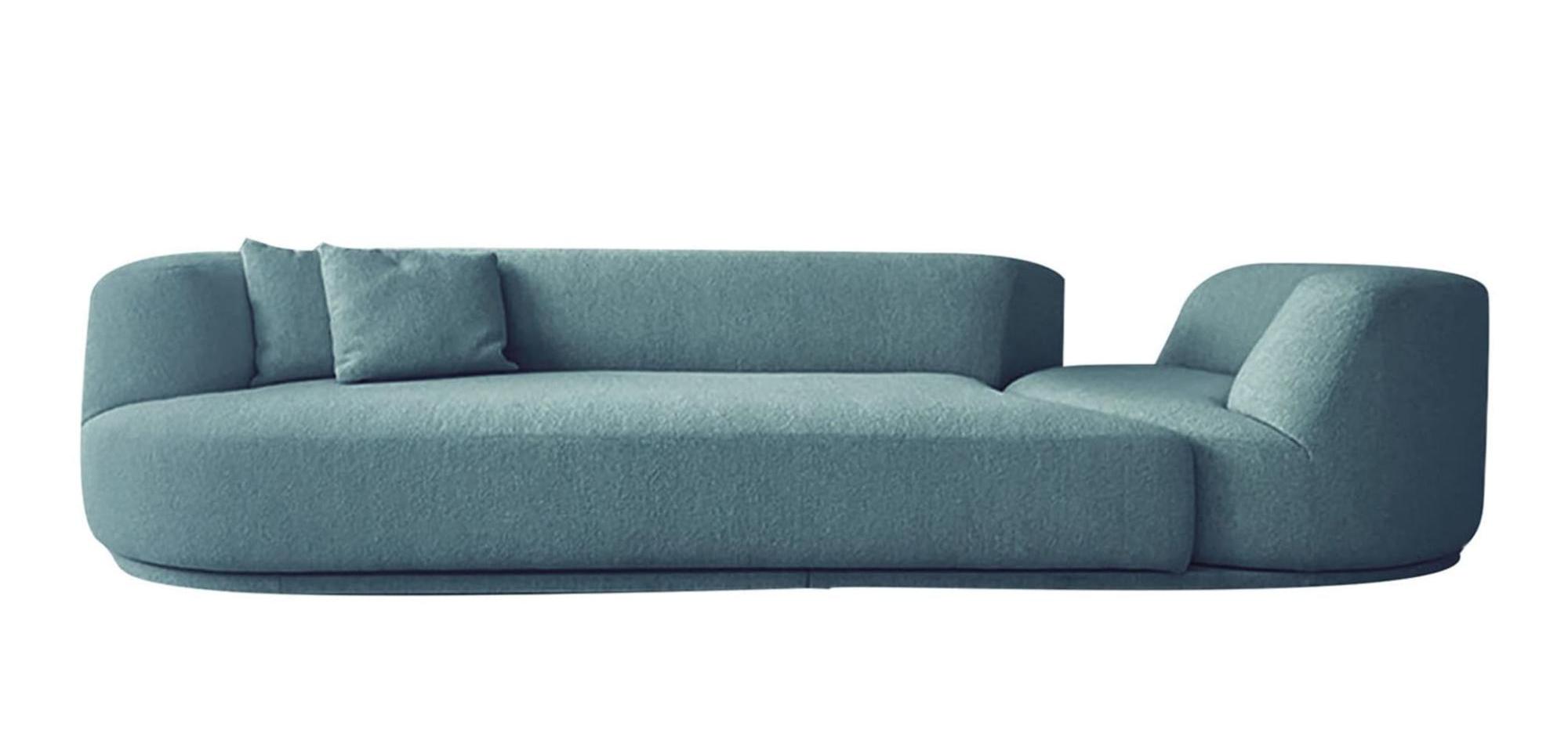 Niebieska sofa Bordone