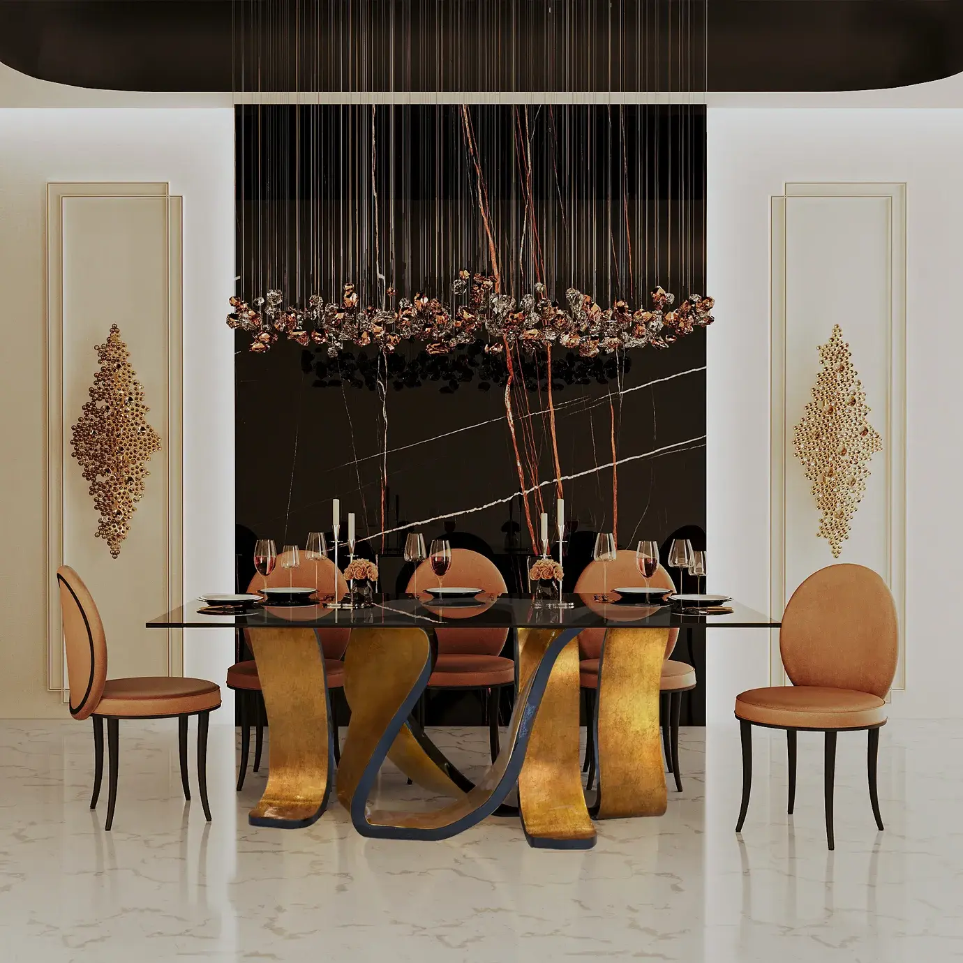 Krzesło jadalniane Mistral z tapicerowanym oparciem