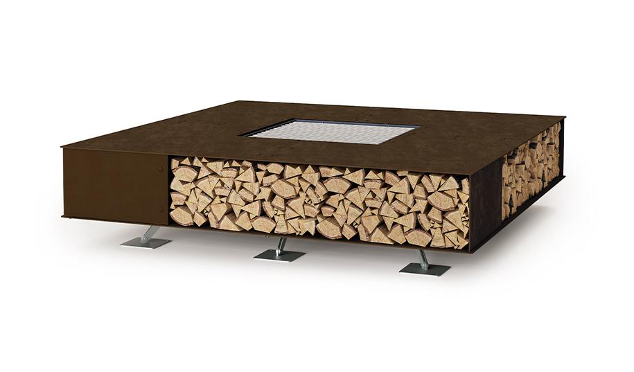 Toast palenisko ogrodowe | Wykończeniowy: Vintage Brown | Wymiary: 160 × 160 cm