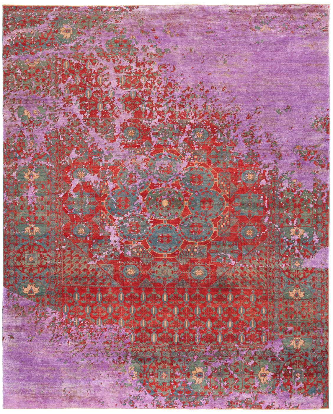 Dywan Mamluk Kensington Raved Red E 067 Silk