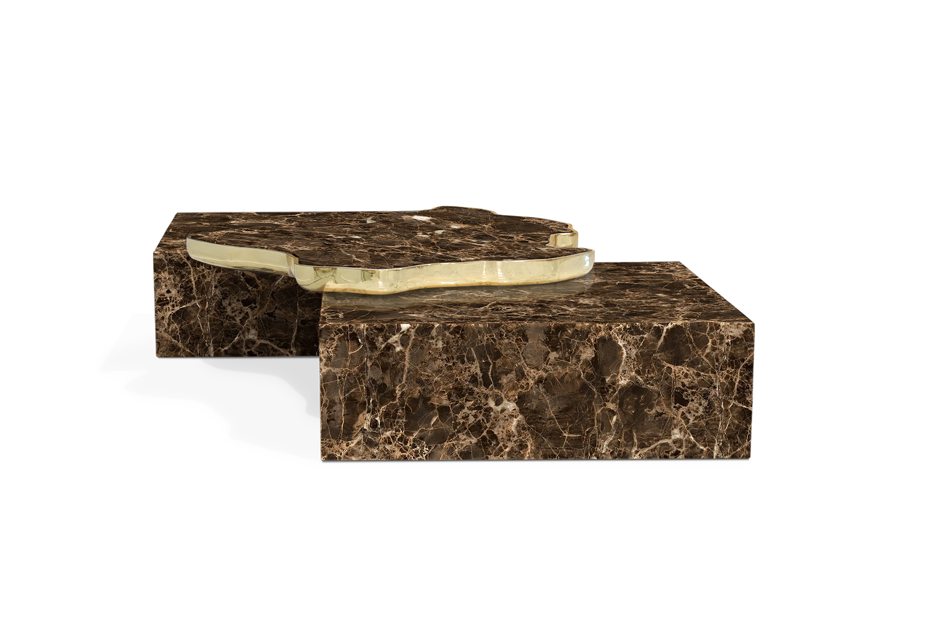 Stolik kawowy Valencia z kamienia Emperor