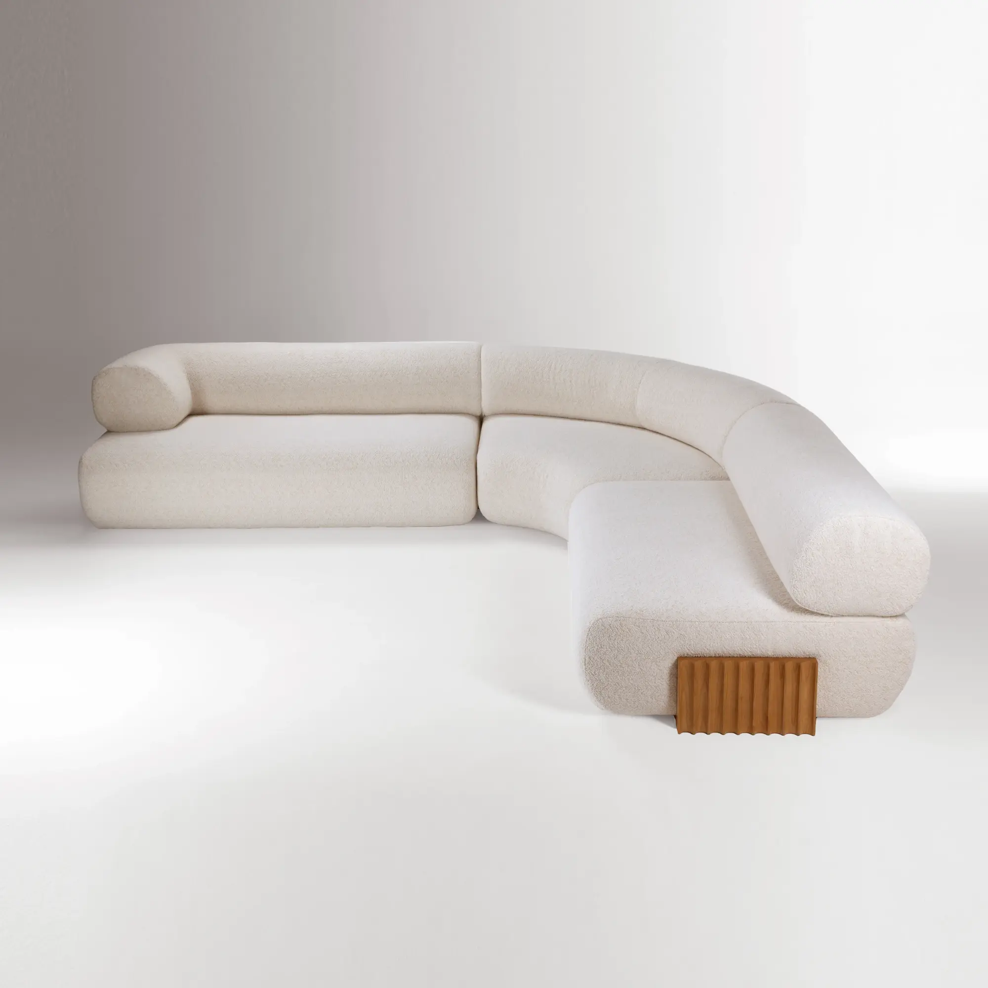 Drewniana sofa modułowa Carmel