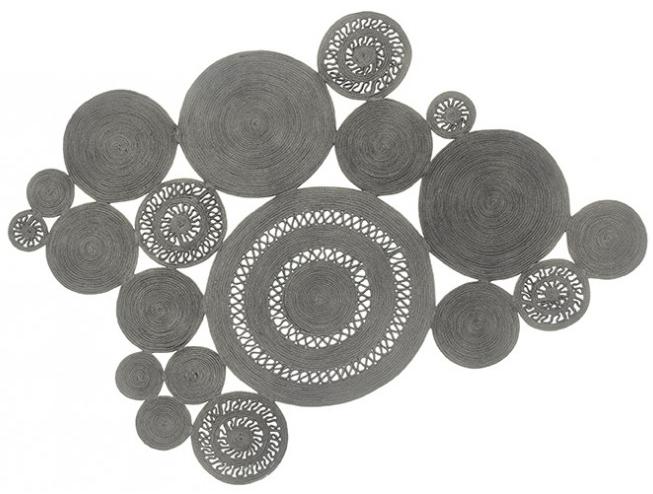 Dywan Braided Patchwork Silver | Rozmiar: 200 x 300 cm
