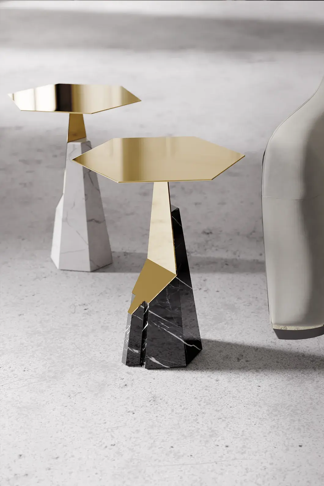 Stolik boczny Halo czarny - 1