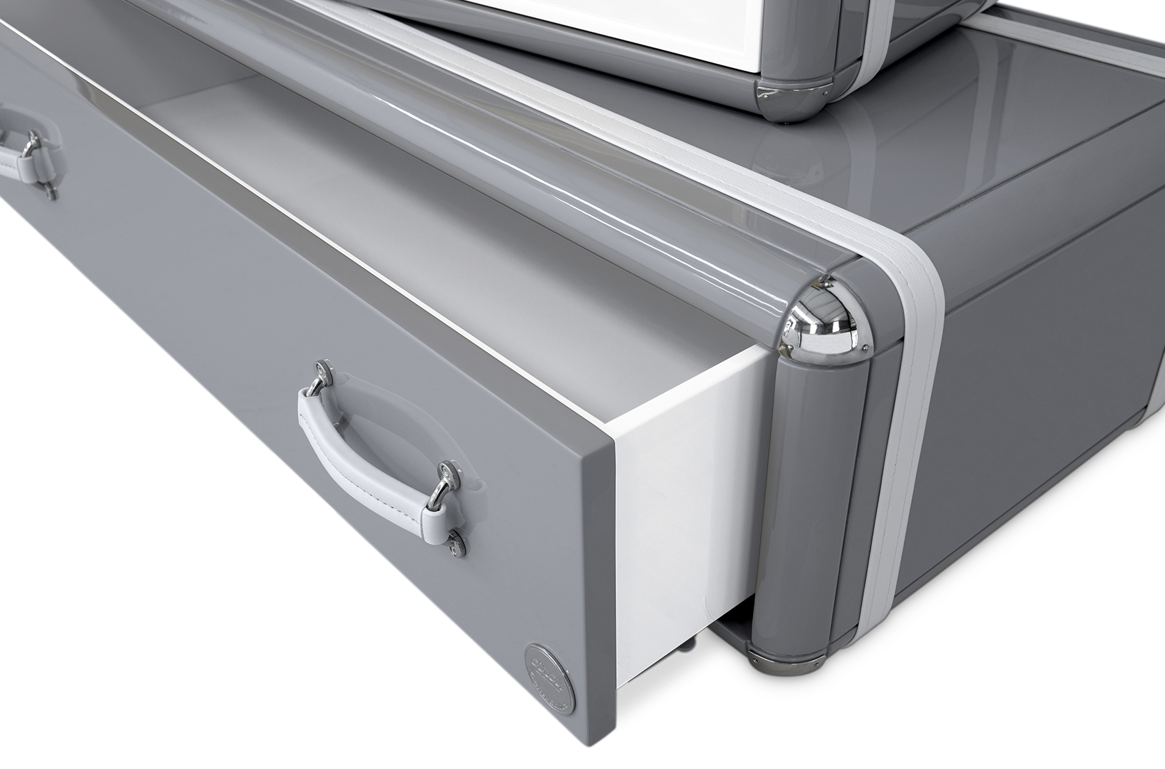 Szary regał Skyline Tower