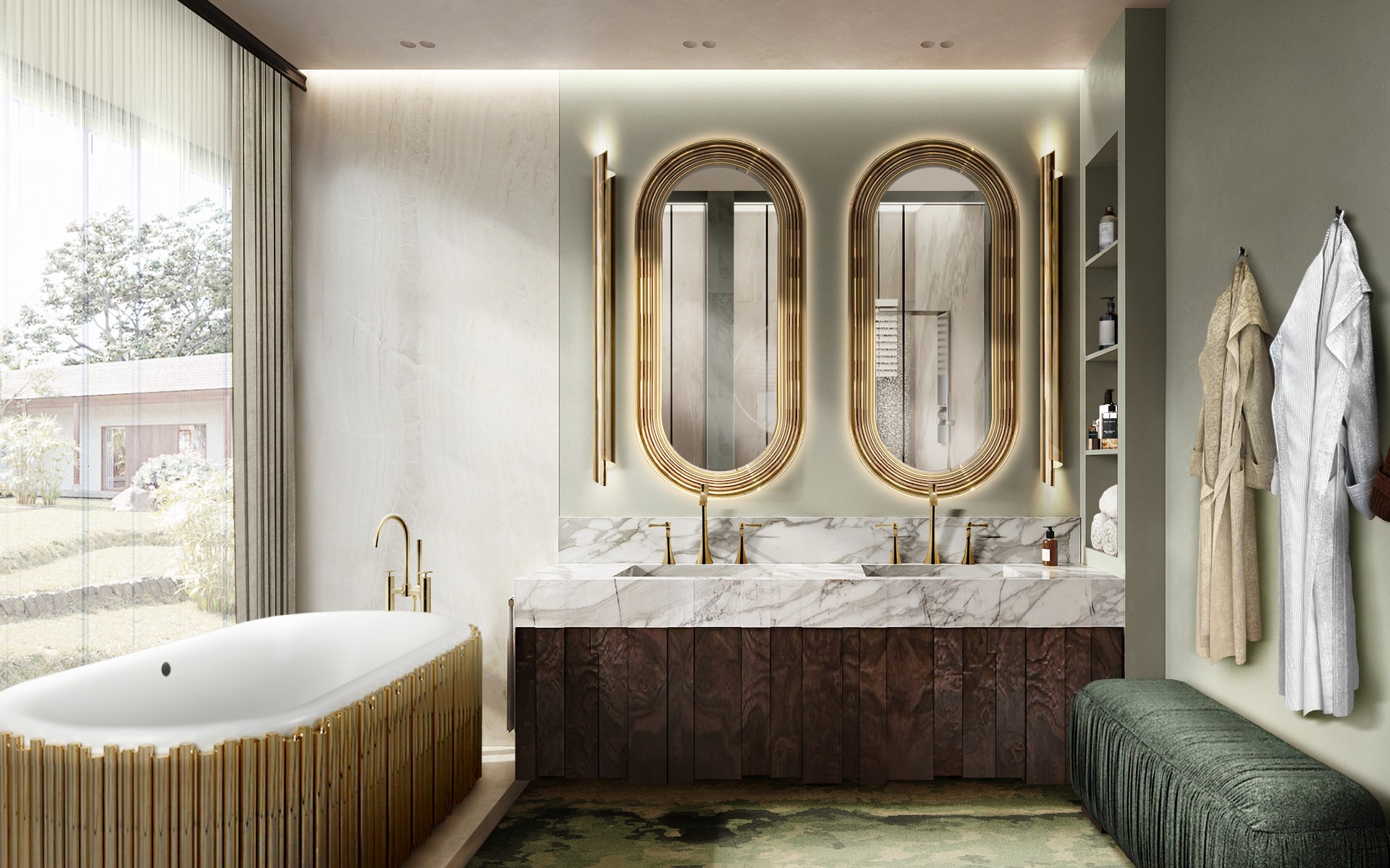 Szafka łazienkowa Geoglyph