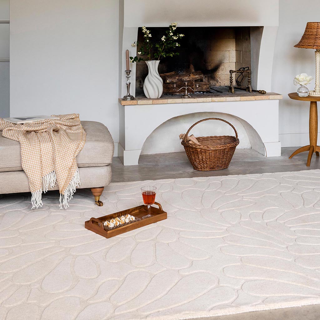 Dywan Coleby Petals Ivory Cream | Rozmiar: 250 x 350 cm