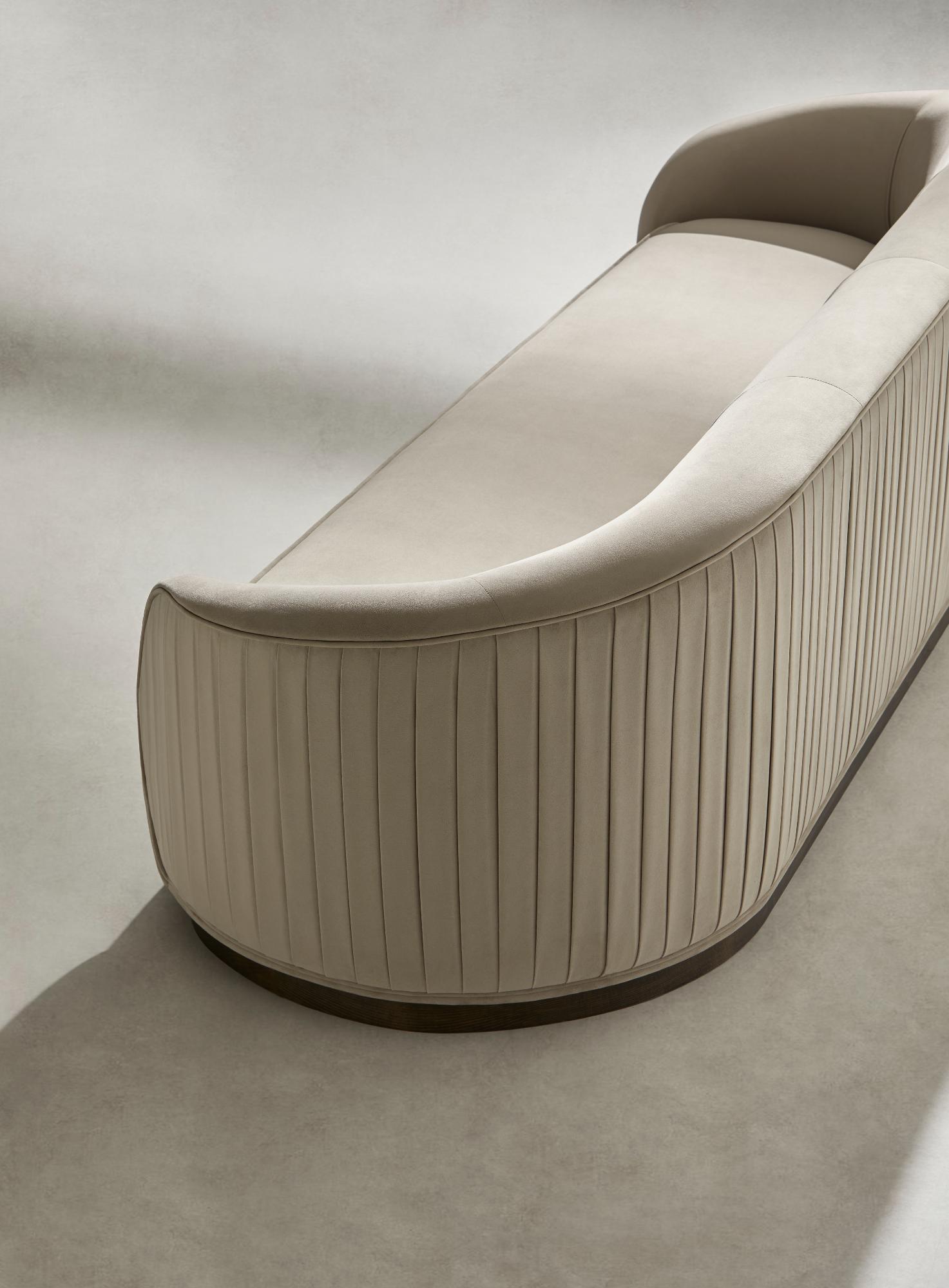 Duża beżowa sofa Abano