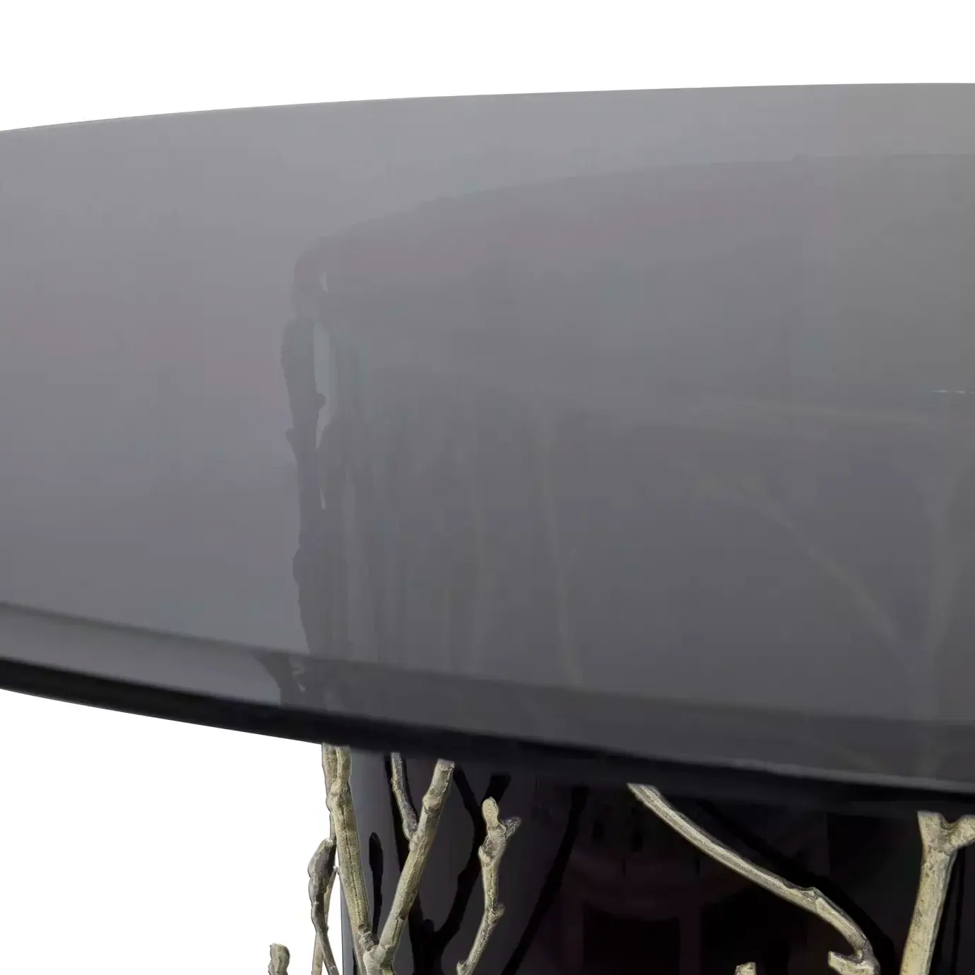 Stół jadalniany Elowen ze szklanym blatem