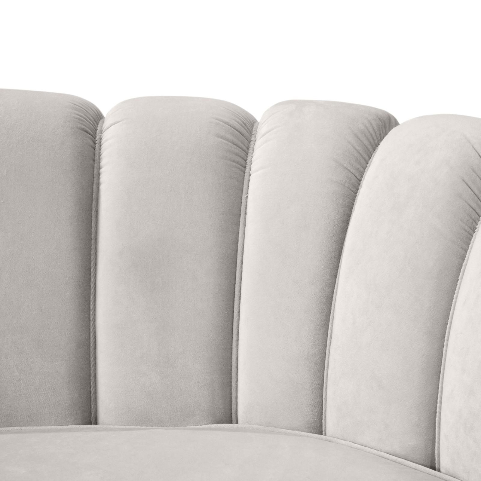 Sofa okrągła trzyosobowa wyrafinowana