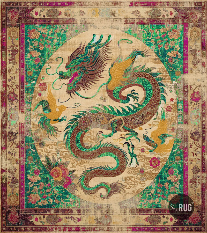 Dywan Samurai Lime Purple | Rozmiar: 200 × 300 cm