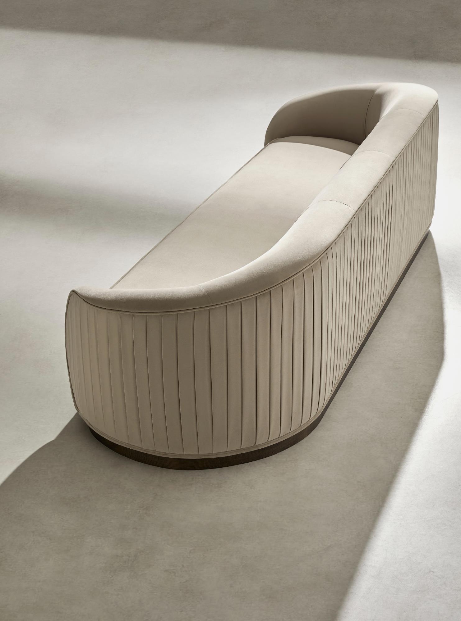 Duża beżowa sofa Abano