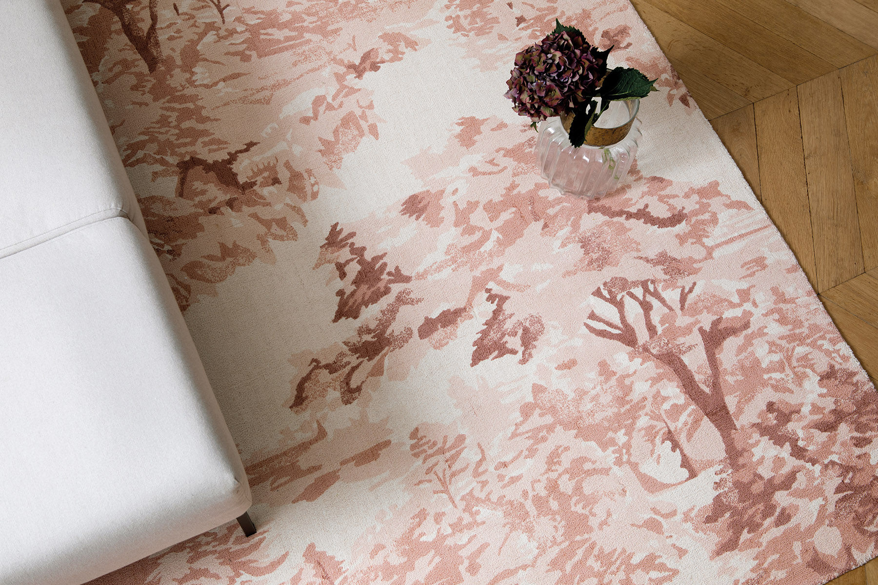 Dywan Landscape Toile Light Pink 162602 | Rozmiar: 200 x 280 cm