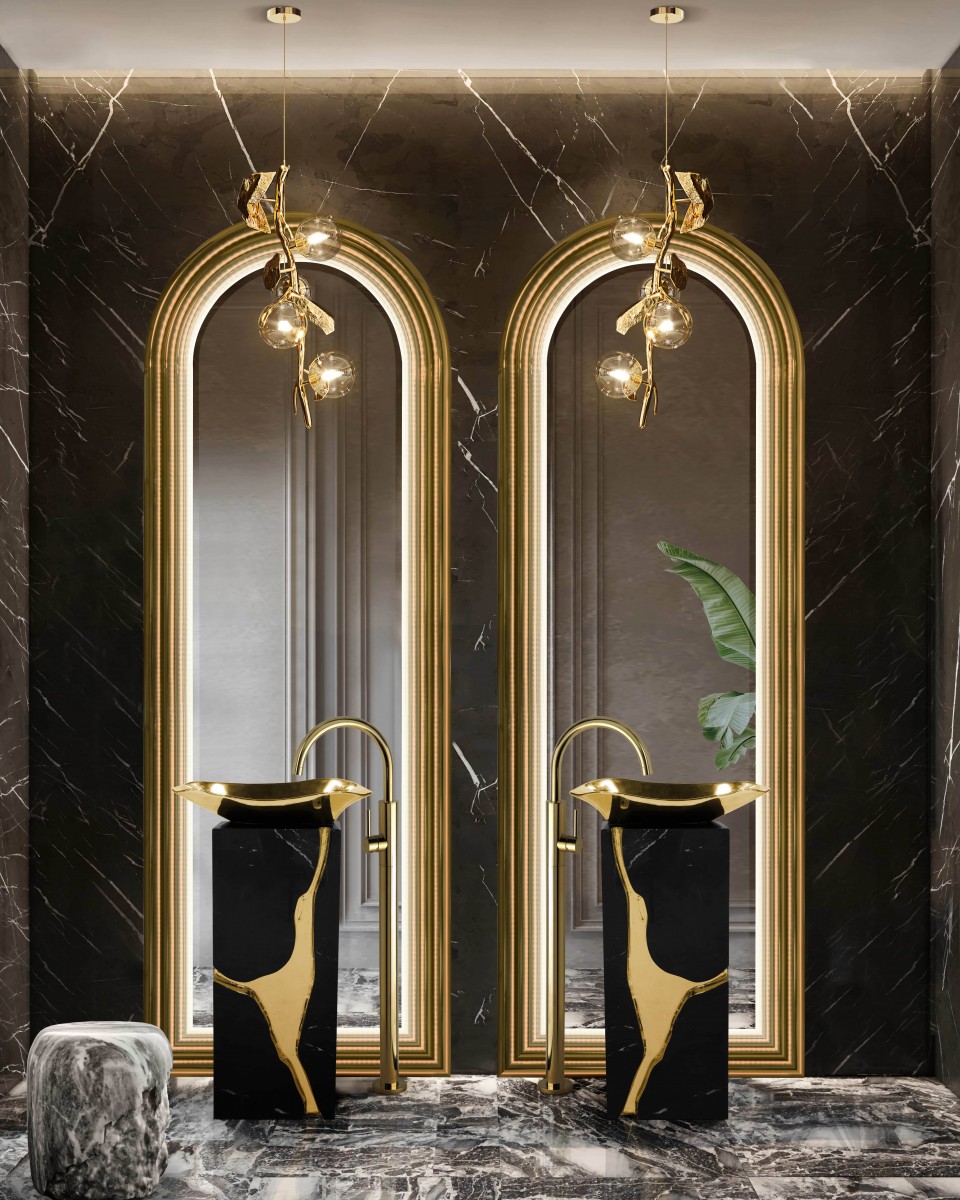 Umywalka wolnostojąca o rozbitym wzorze - 1