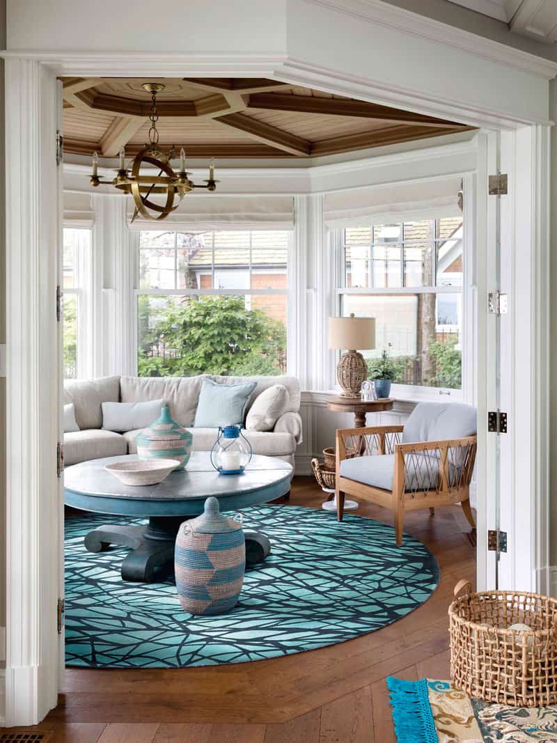 Dywan Dresden Round Turquoise