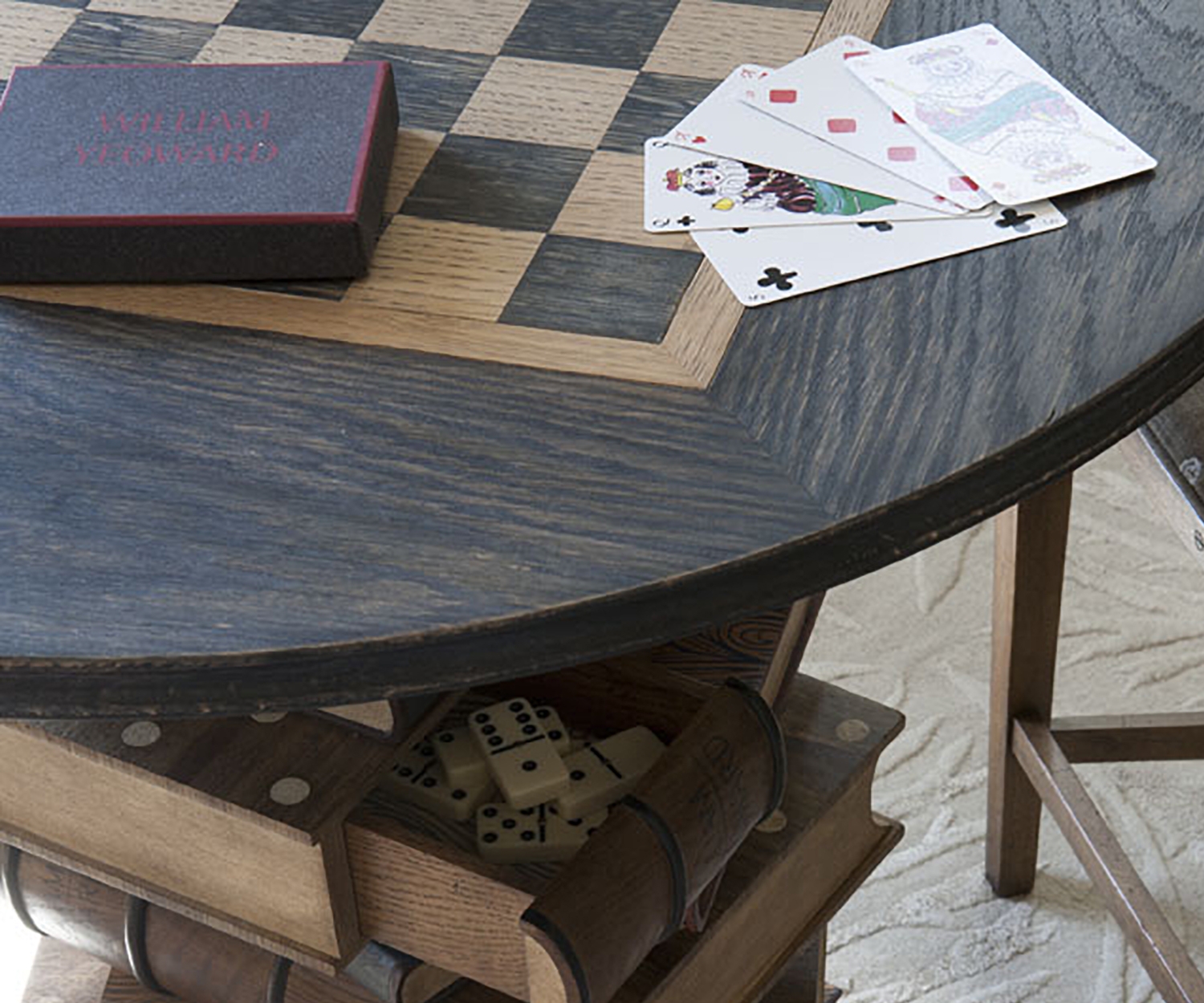 Stół do gier Tenbury Navy Oak