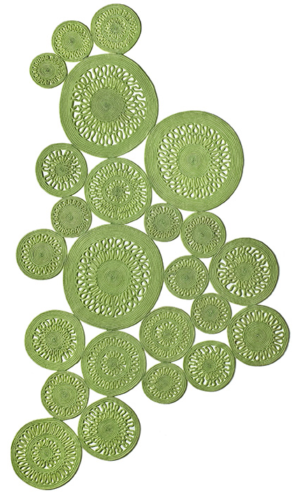 Dywan Alyssa Twist Lime | Rozmiar: 160 x 230 cm