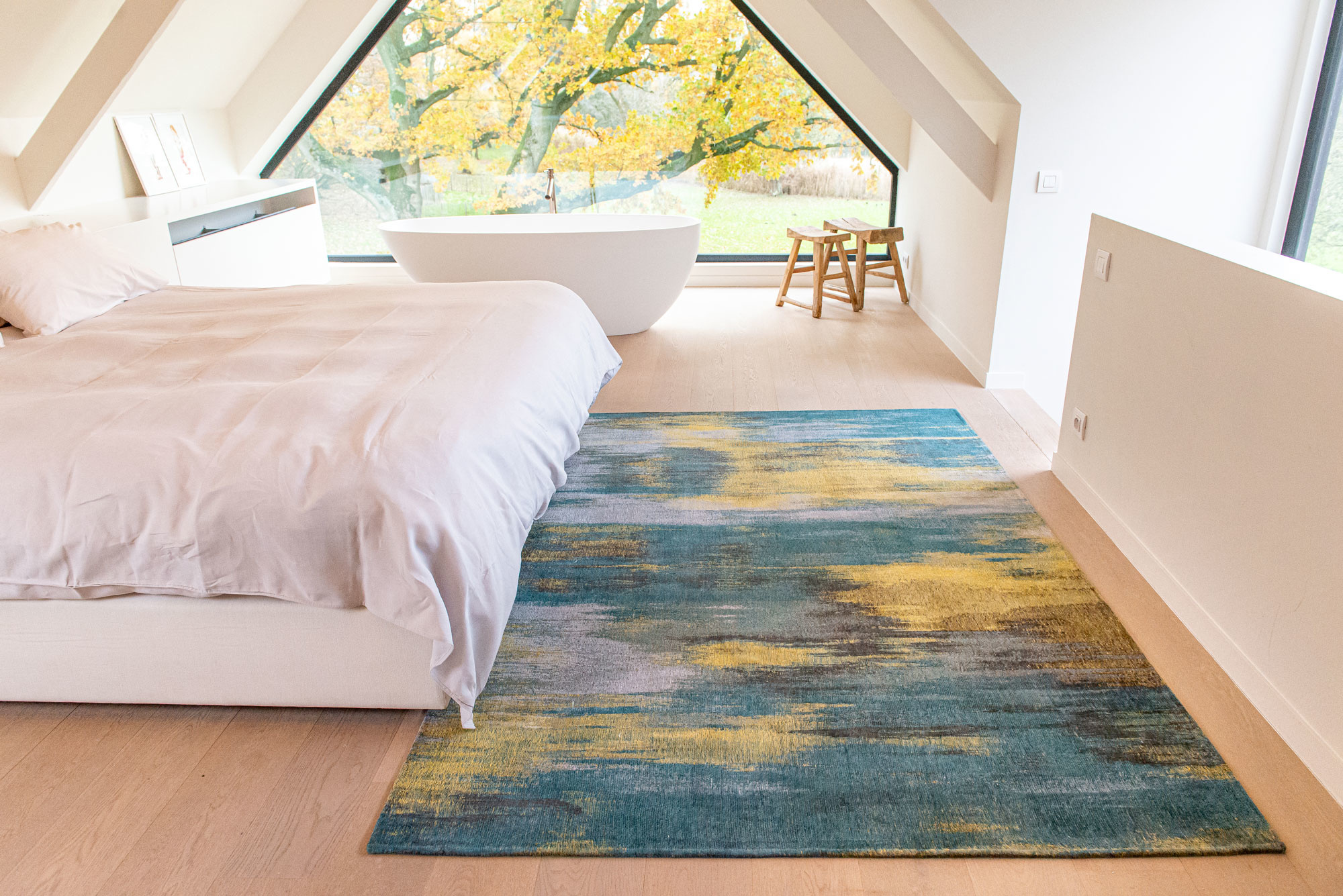 Dywan Nymphea Blue | Rozmiar: 200 x 280 cm