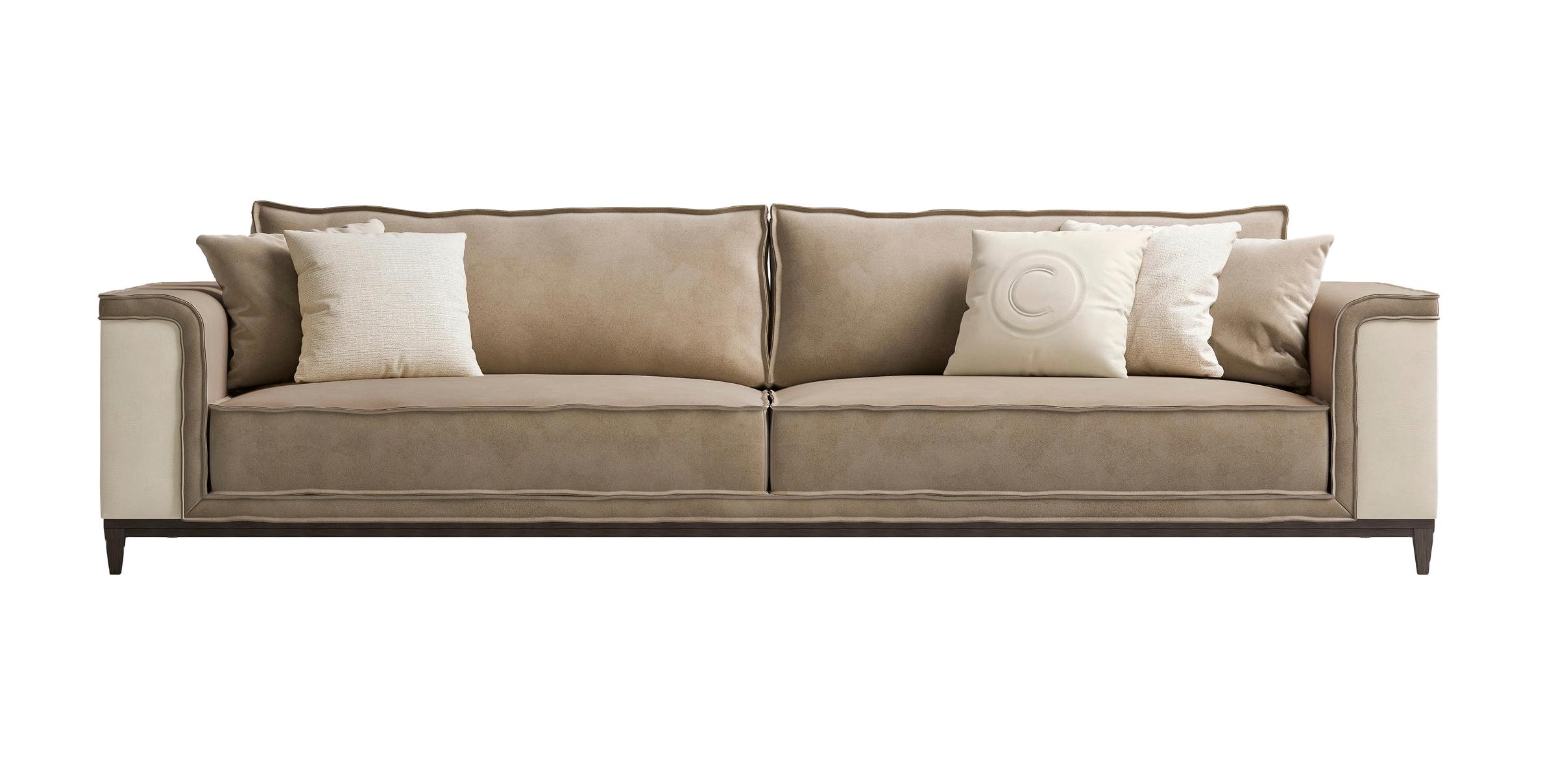 Nowoczesna włoska sofa skórzana | Konfiguracja: 2‑osobowy