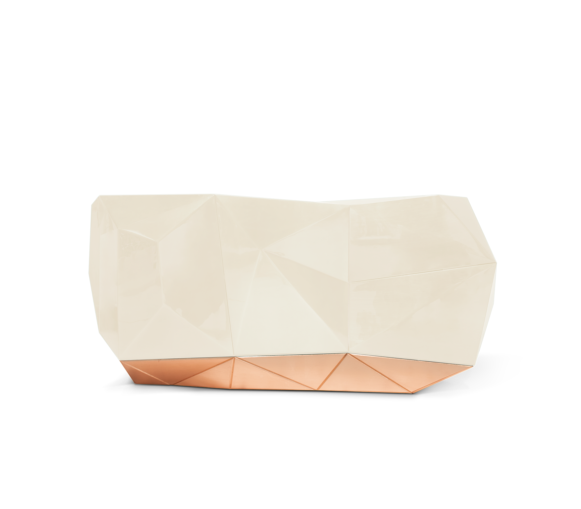 Kremowy kredens Prism