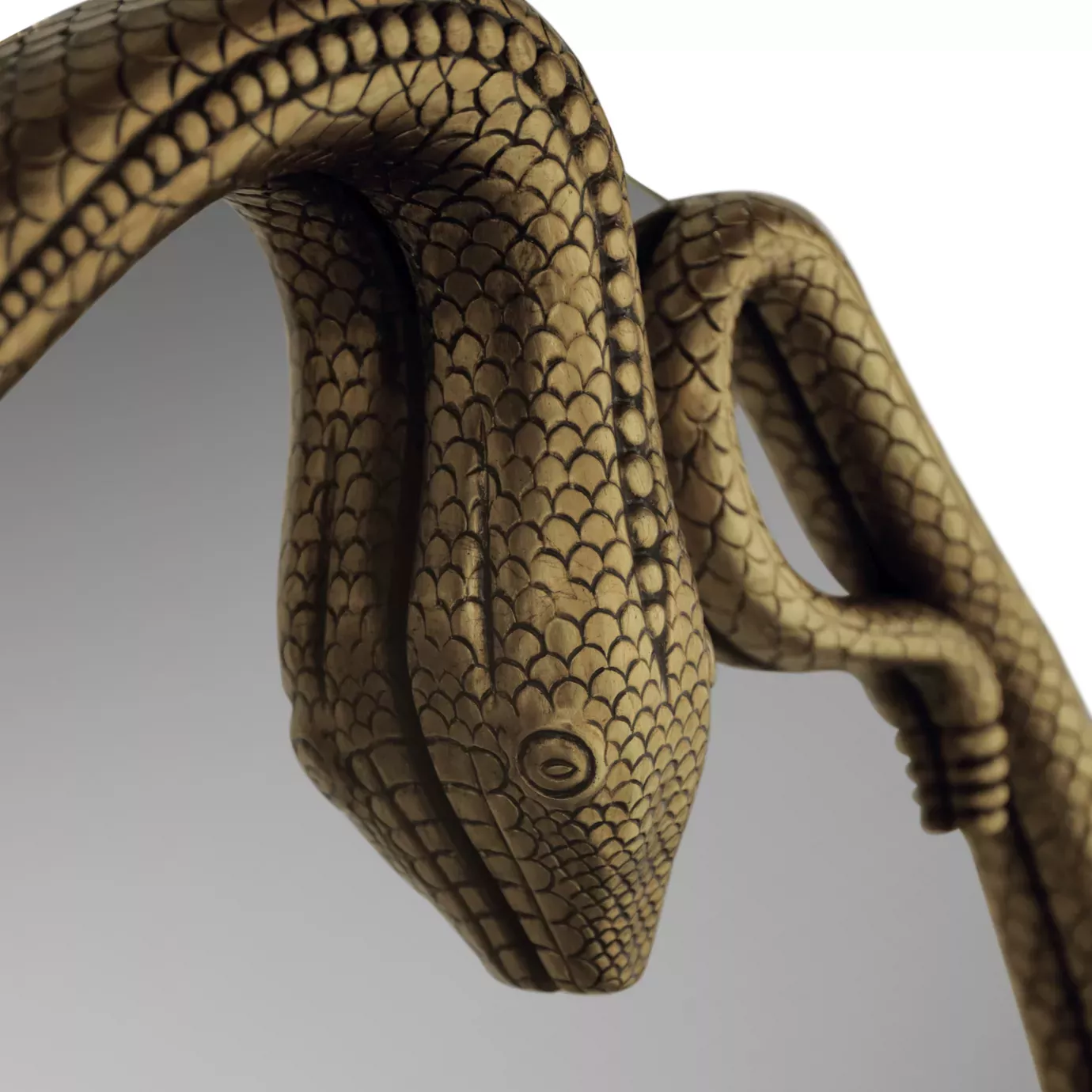 Lustro Serpentine w kształcie gruszki