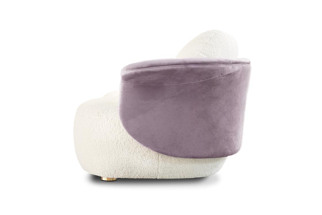 Pluszowa sofa Theodore