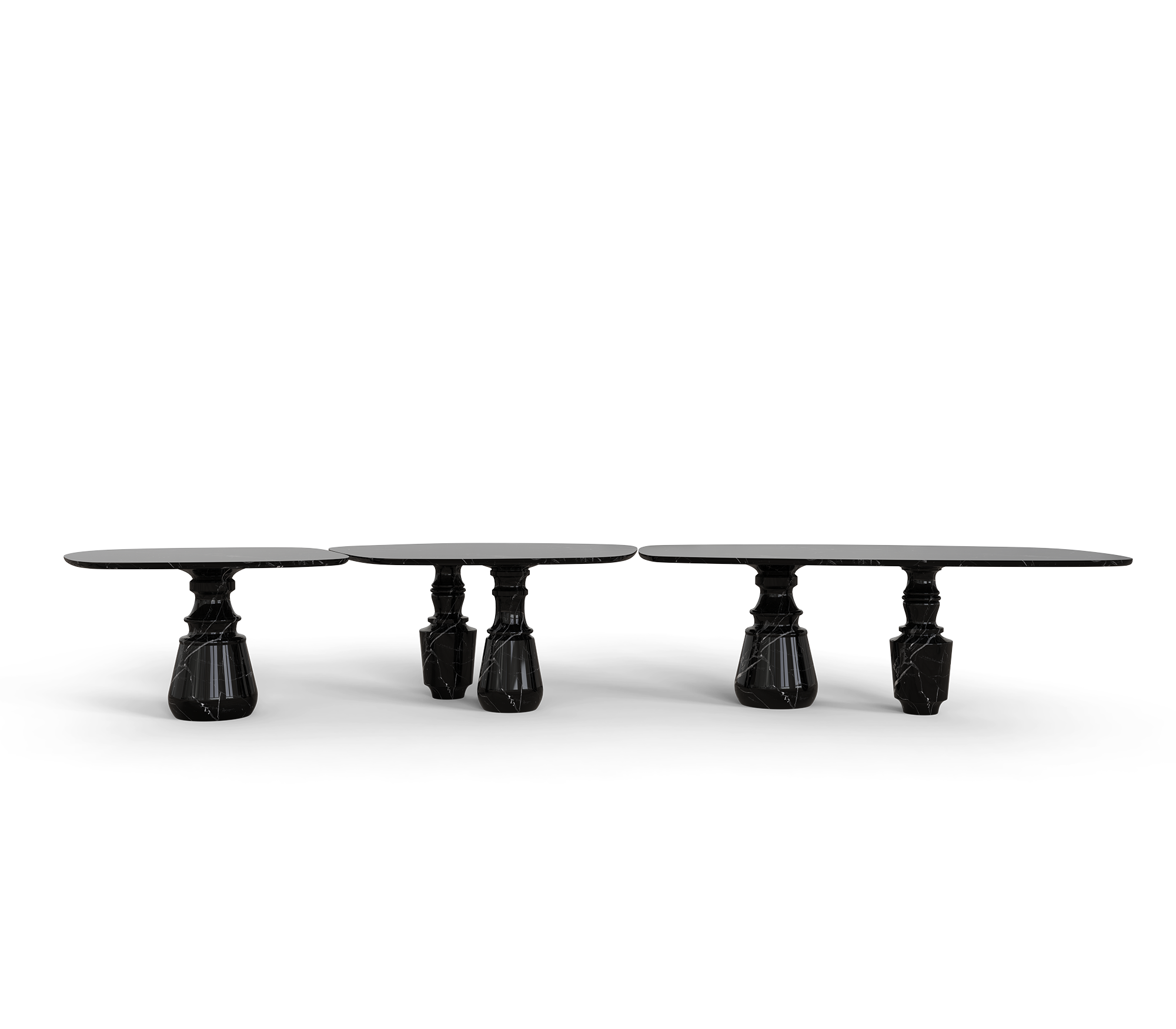 Modułowy stół jadalniany Obsidian