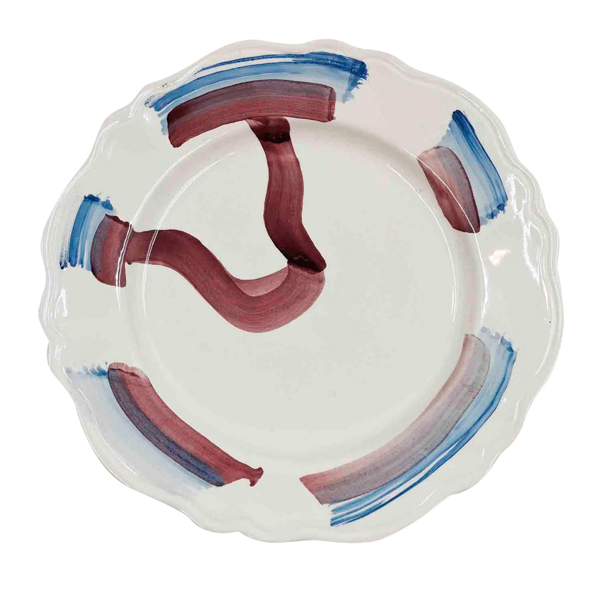 Ręcznie robiony talerz ceramiczny