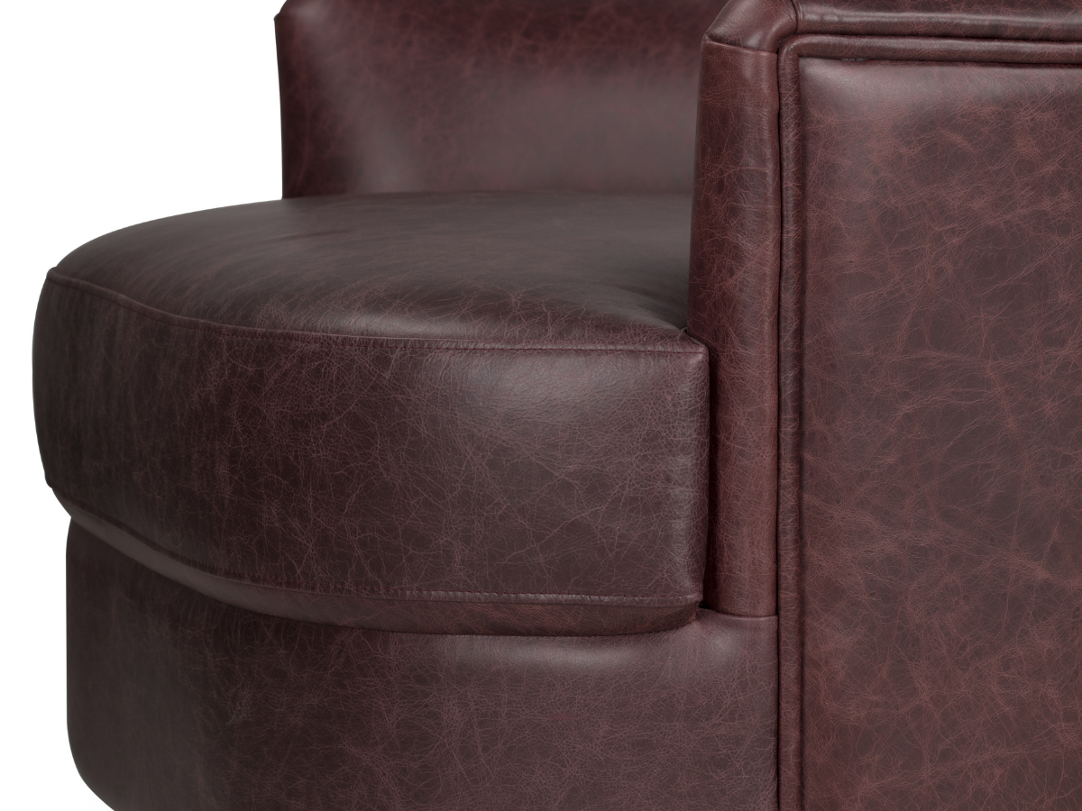 Sofa jednoosobowa skórzana