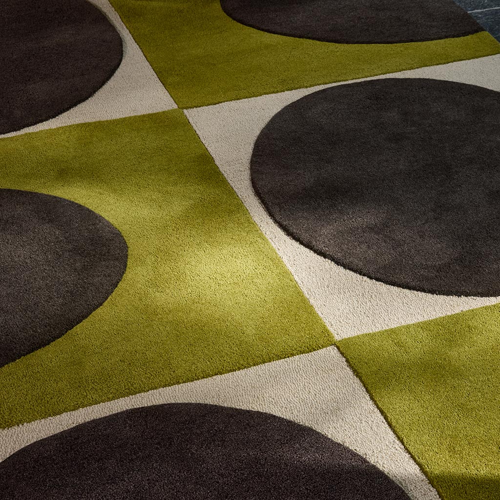 Dywan Spot Square Walnut/Lichen