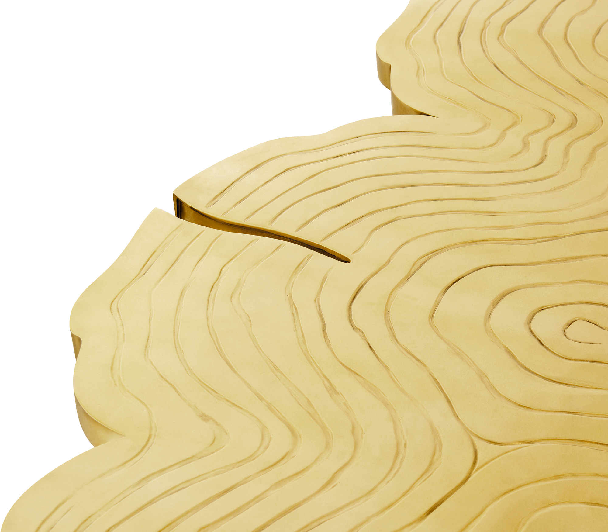 Złoty stół jadalniany Artisan | Wymiary: Szer. 350 cm